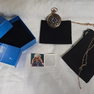🎄SALE🎄 Vintage Rara Avis By Iris Apfel Pocket Watch